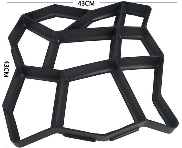 Matriță Pavaj Dale Ciment DIY - Instrument de Modelare Beton Embosat pentru Grădină și Pardoseală