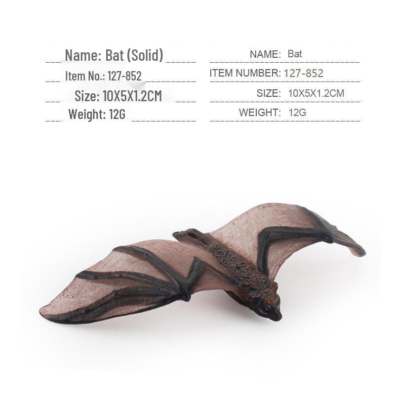 Wildlife Bat Solid Simulation Model for Halloween Decoration and Pranks