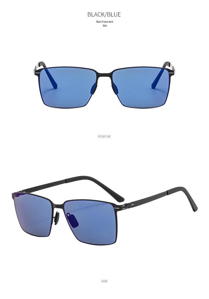 2023 Nylon Polarized Screwless Sunglasses for Men - Model 7308: Ideal for Business, Outdoor, and Fishing.