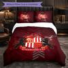 Biancheria da letto a tema Sunderland Set 3 pezzi Copripiumino Biancheria da letto decorativa per camera da adolescente Decorazione per la casa