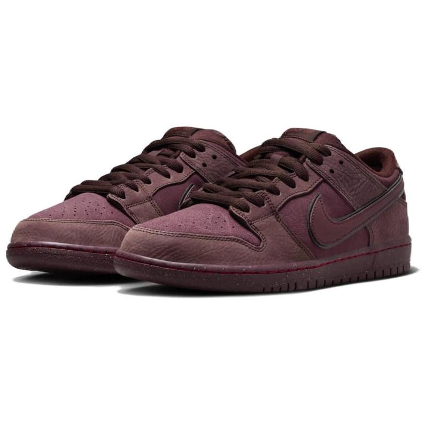 Nike Dunk Low Premium SB Kolekcia City of Love - Burgundy Crush Pánske Tenisky Červená Tmavá-Tímová-Červená Zem FN0619-600