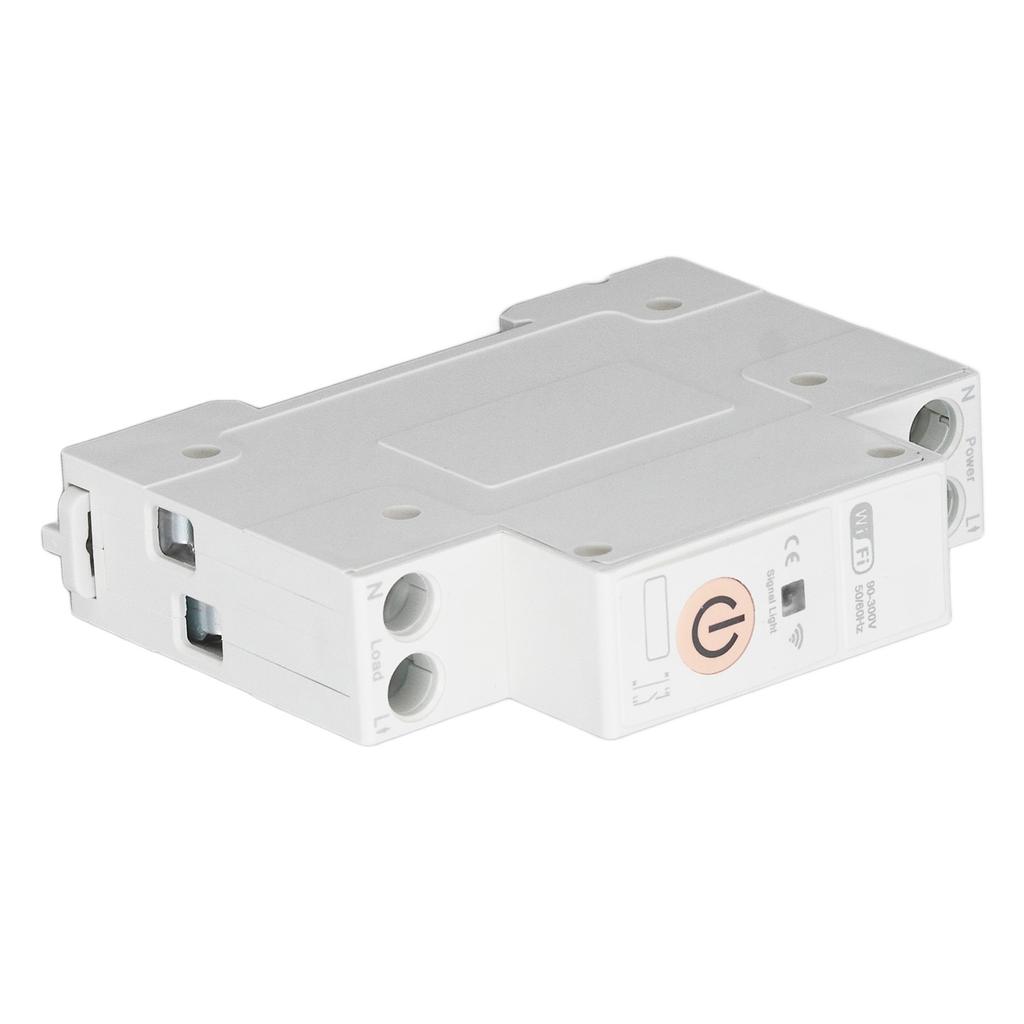Din Rail Circuit Breaker Remote Control Smart WIFI Switch for Household Appliances AC 90‑300V 2P