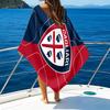 Football Cagliari Design Beach Towel - Soft, Absorbent Microfiber, Lightweight, Ideal for The Beach, Parties, Travel, Camping fan gifts