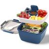 1100ml 1500ml Lunch Box Plastic Square Salad Box Portable   Fruit  Salad