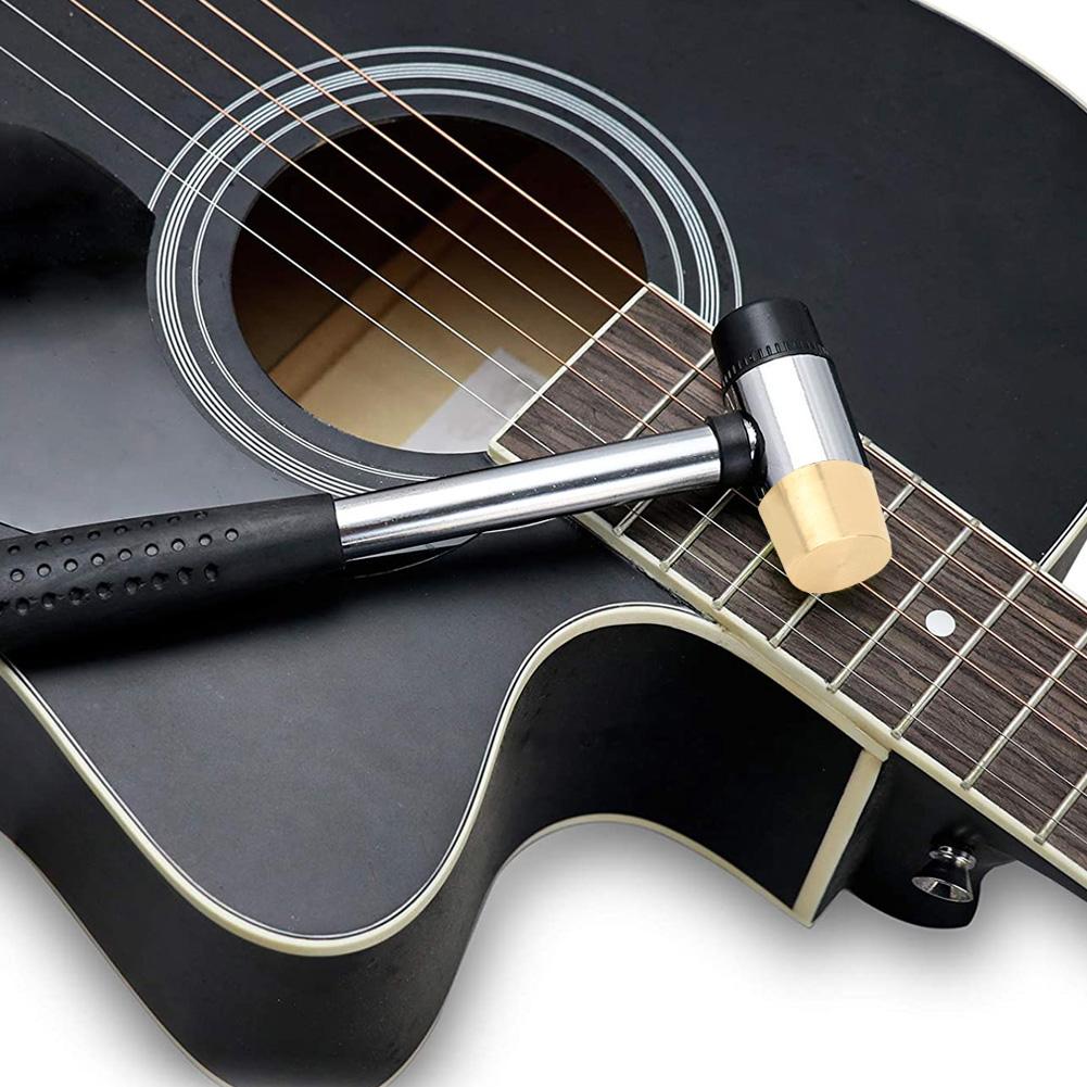 Black Guitar Plastic Hammer Brass and Rubber Head Ukulele Musical Instrument Accessories