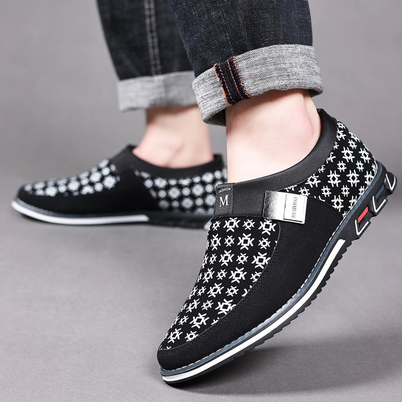 Men's Casual Shoes Fashion Business Office Shoes Classic Slip-On Loafers Dress Shoes for Men Moccasins Trendy Driving Footwear