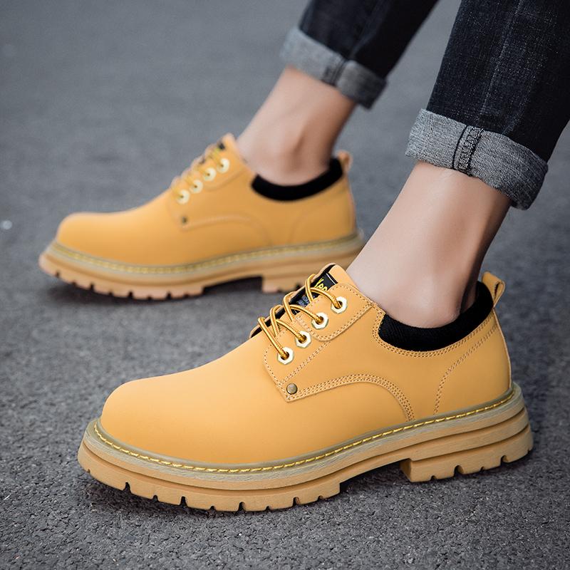 Módní Klasické Pánské Boty z Pravé Kůže Klasické Pánské Chodící Boty Venkovní Pánská Business Obuv Šněrovací Chodící Oxfordy