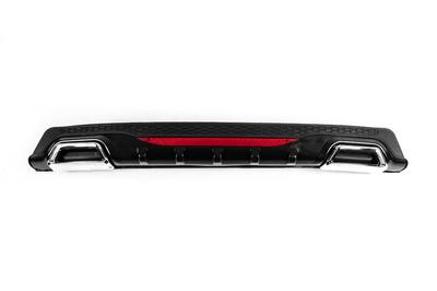 Diffuseur arrière universel DPT Style AMG V-3 (abdos) (noir brillant)