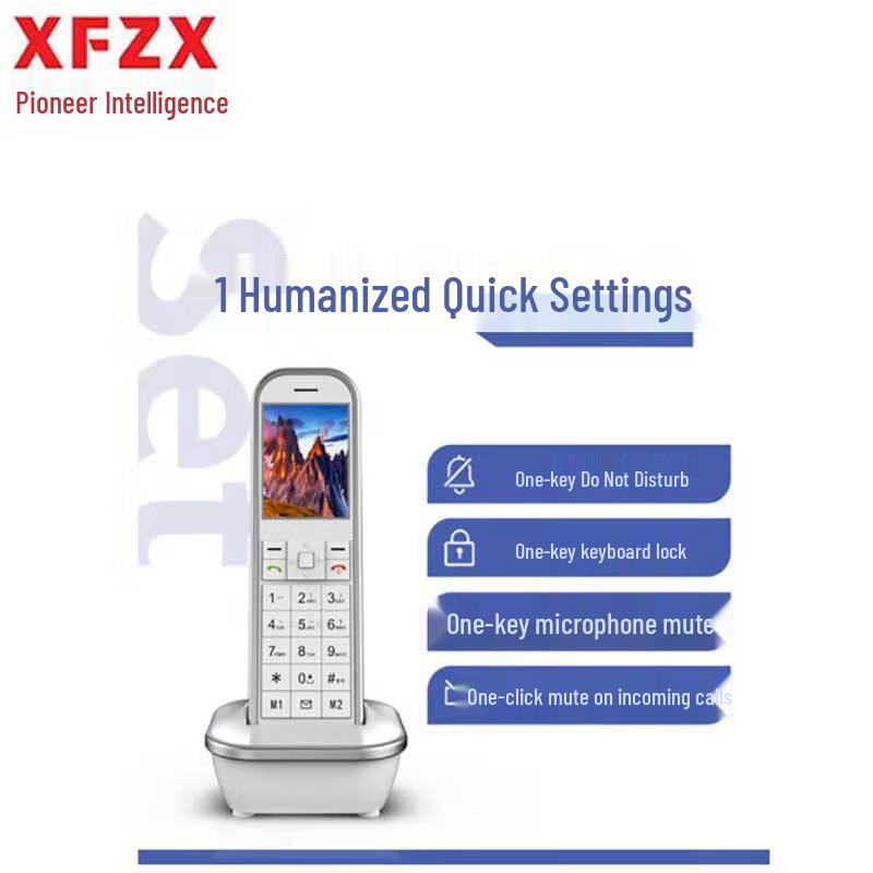 XFZX Pioneer XF-KM9 4G Kabelloses Tischtelefon CN-Stecker (Adapter enthalten)
