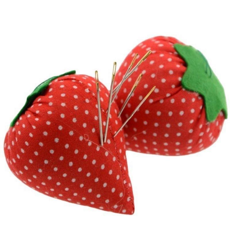 Strawberry Pin Cushion Pin Setter Sewing Tools Handmade DIY Accessories Needle Plate