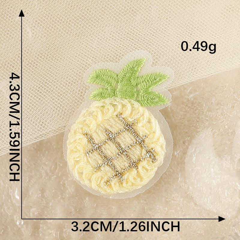 Computer Embroidery Label Jewelry Accessories Embroidery Love Strawberry Clothing Accessories Patch Sticker Handmade Diy Cloth Label Cloth Sticker