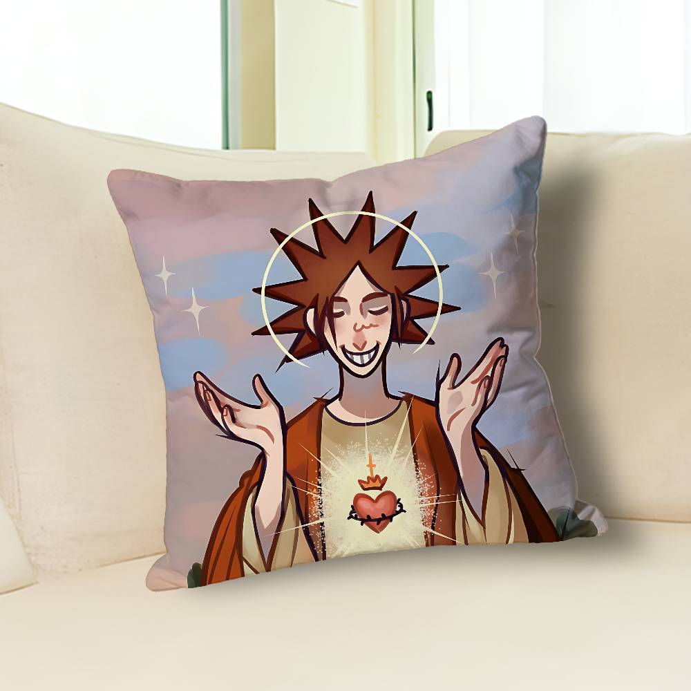 F-Frankenstein Girls A-Album Pillow Cases for Bedroom Living Room Sofa Home Decor Polyester Cushion Cover with Zipper