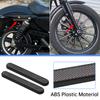Smoke Motorcycle Rear Fender Side Reflector Sticker Saddlebag Latch Decal Safety Warning Cover Universal For Harley Sportster