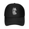 Whimsical Frog Forest Unisexdala Illust Mesh Baseball Cap Polyester Forward Observations Hat Adjustable Golf Hat Summer