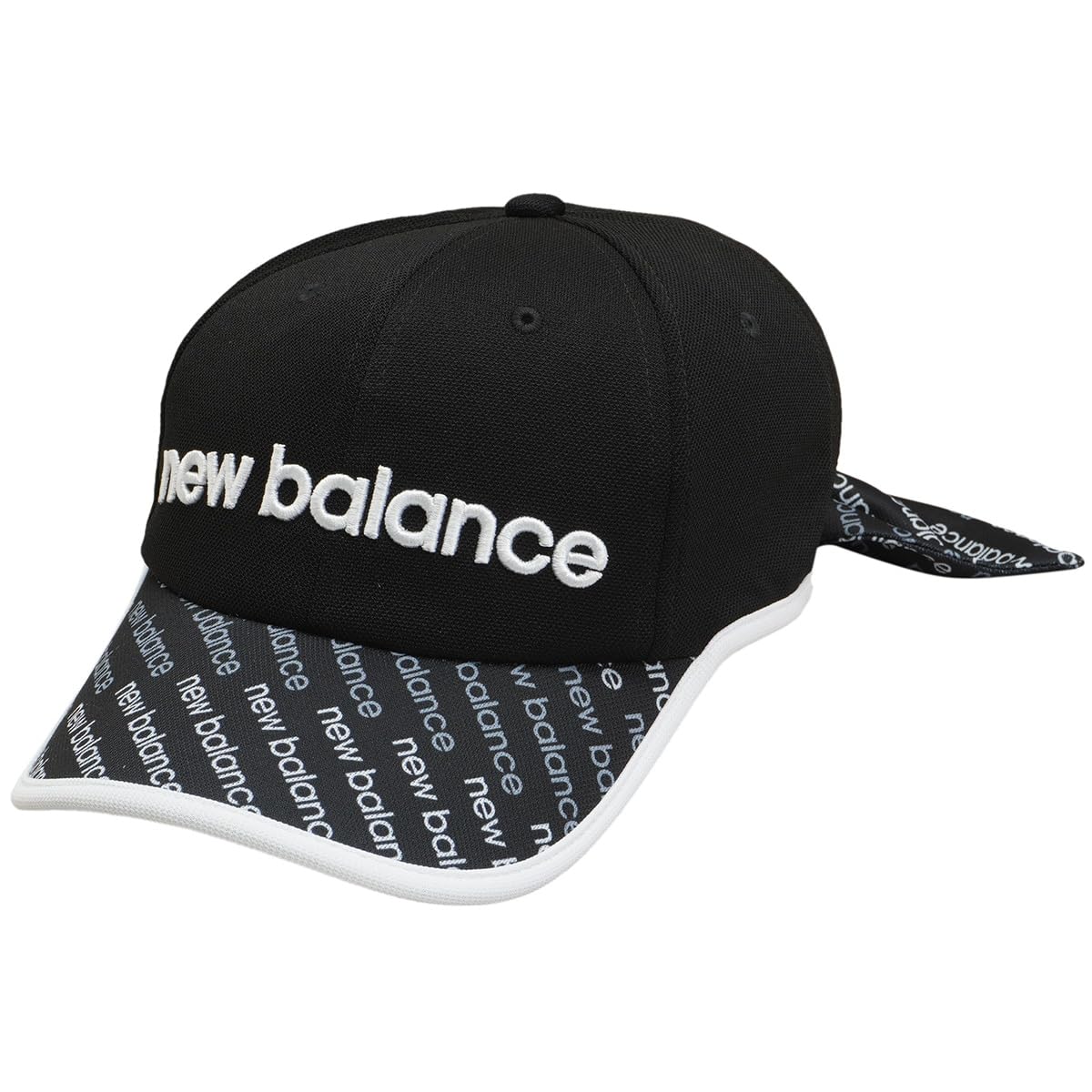 

New Balance Ribbon Cap Detachable Golf Hat FR Women s (FIELDSENSOR Moisture-Wicking, Quick-Drying, Ribbon) / / 012-3187506 010_Black