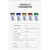 AC 60-500V 1-100A LED Digital Voltmeter Ammeter Hertz HZ Signal Lights 220V Voltage Current Meter Volt Amp Tester Detector