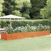 Raised Garden Bed Rusty 480x80x45 Cm Corten Steel