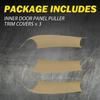 3x Interior Door Handle Cover Pull Trim Beige For BMW X3 X4 F25 F26 N