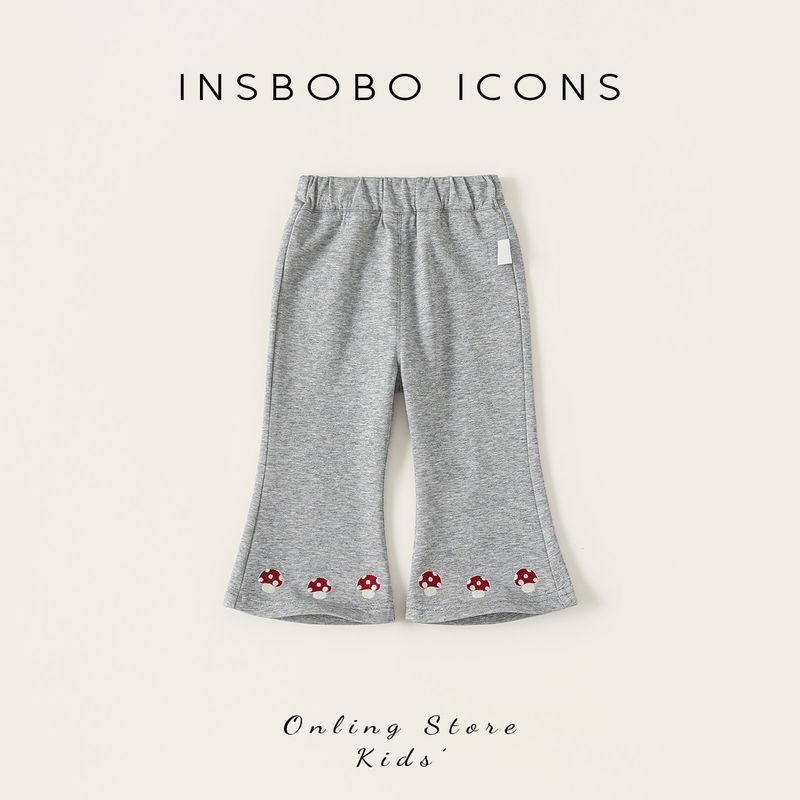 Insbobo Girls  Pants 2026 Spring New Style Fashionable Bell-Bottom Pants for Girls, Children s Spring and Autumn Long Pants, Spring Fashion Trend