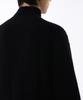 Musinsa Standard Boucle Ribbed High-Neck Cardigan [Black]