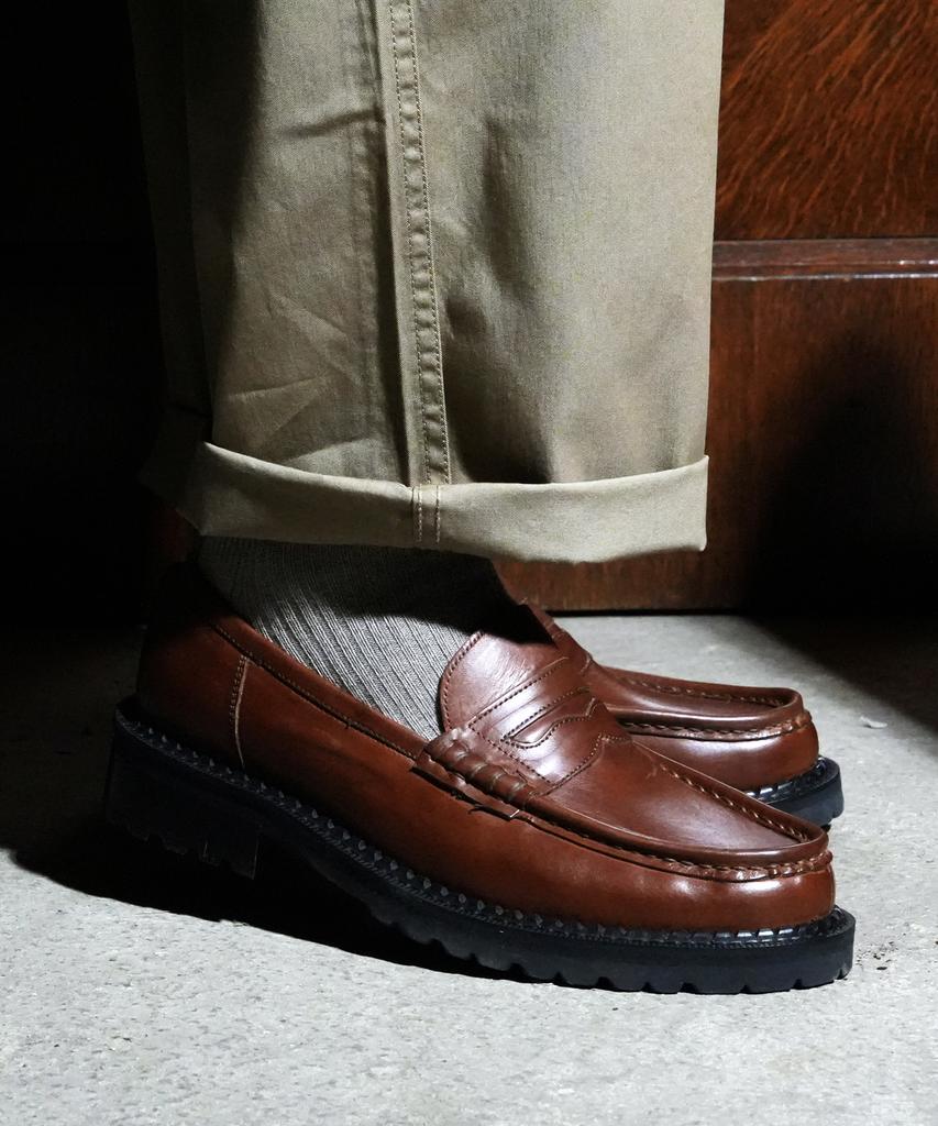 Custommood Richard Cowhide Penny Loafers (Italy Oil Brown)
