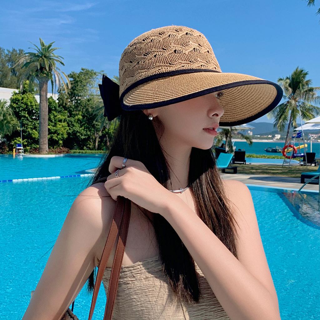 Summer Bucket Hat Cotton Sun Hat Birthday Gift for Women Girls Driving Sunhat for Travel Hiking Shopping Summer Hat