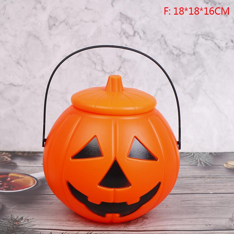 Halloween-Party-Requisiten, Kunststoff-Kürbis-Eimer, dekorieren Sie Halloween-Dekoration