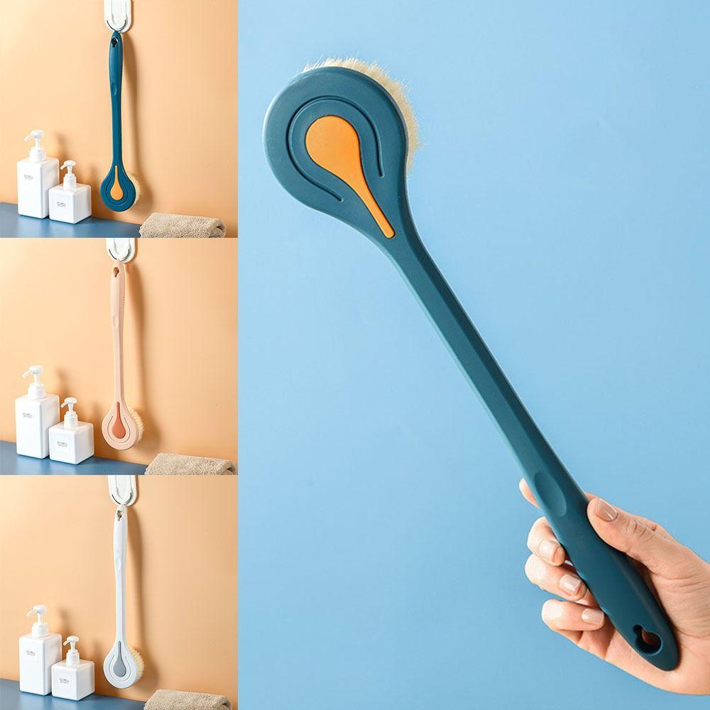 

Hangable Shower Massage Brush Soft Body Brushes Durable Long Handle Bath Brush Body Scrubber