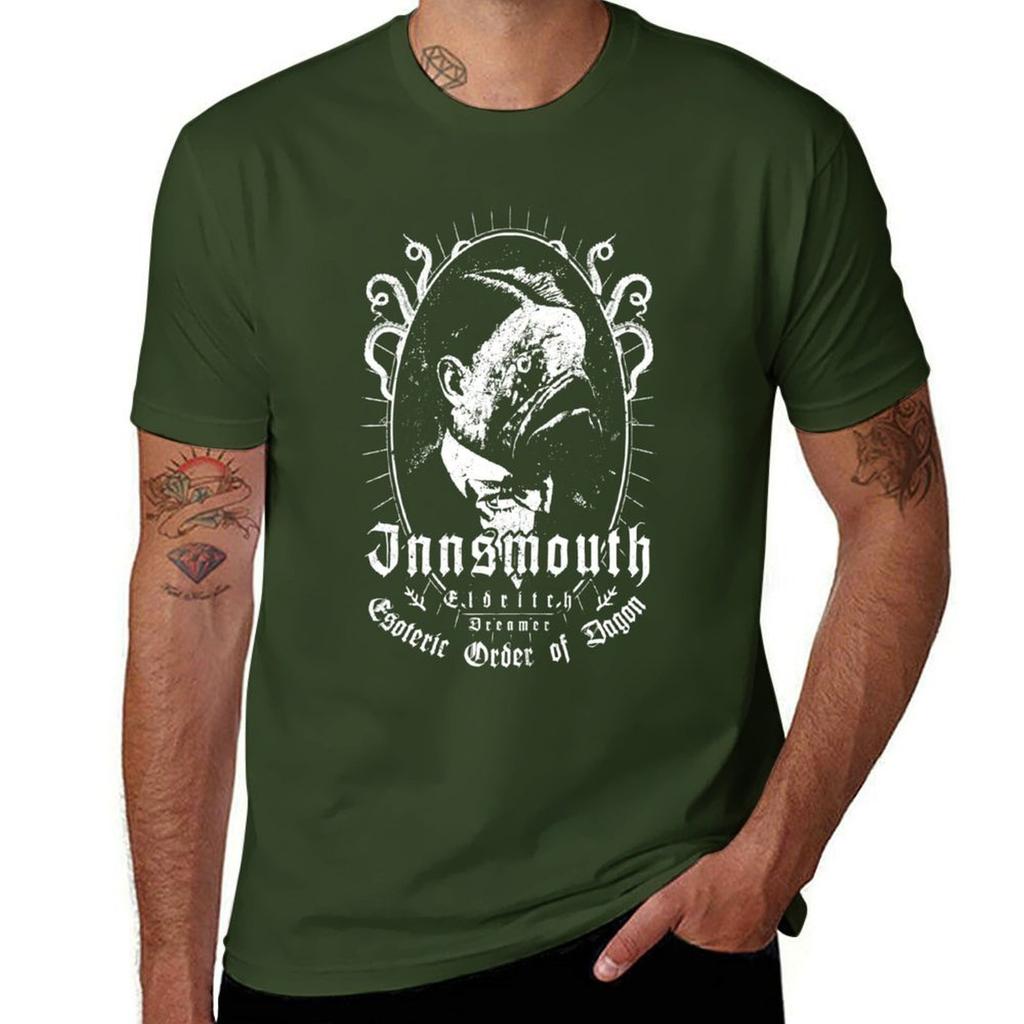 Innsmouth - Esoterische Orde van Dagon - Eldritch Dromer - Lovecraftiaanse mythos kleding T-shirt afbeeldingen grappige t-shirts voor mannen