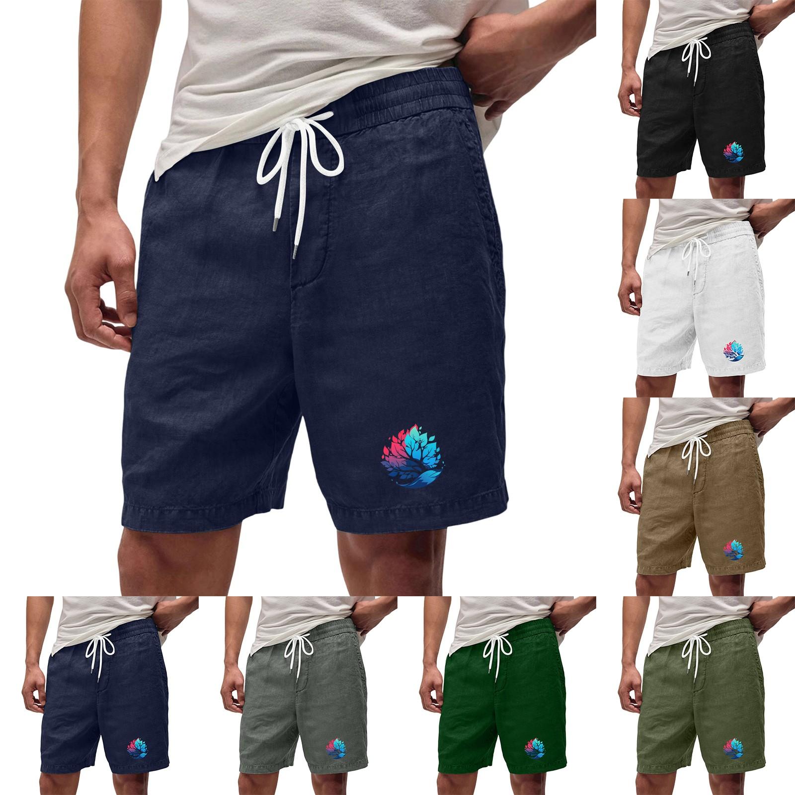 

Men s Summer Large Casual Loose Sports Pants Beach Shorts XL Темно-синій