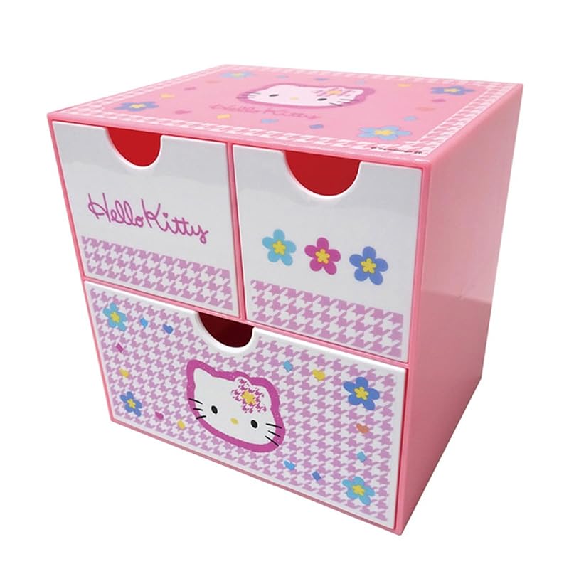 

K-Company hello kitty character chest CCH9-KT H14.7×W15×D11.8cm
