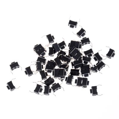 30X Interruttore a pulsante tattile momentaneo 2 pin Dip Foro passante 3X6X4 .3Mm