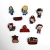 Stranger Things Anime Badge Set: Vecna, Eleven, and Will Brooches for Book Decoration