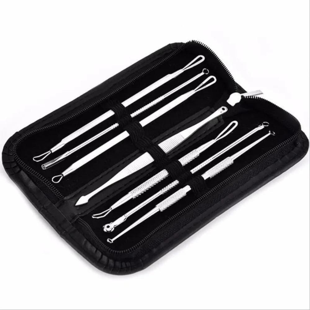 Black Spots Needles Blackhead Remover Tool Silver Comedone Extractor Beauty Treatment