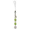 Colorful Keychain Elegant Beaded Four Leaf Clovers Phone Pendant Bag Charm Stylish Accessory for Fashion Enthusiasts