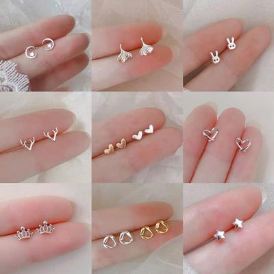 Tulip Stud Earrings Butterfly Ear Accessory Fashion Charming Earrings Gift Women
