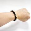 Shinjuku Gin No Kura 10mm Wide Hematite, Obsidian, Tiger's Eye, and Onyx Bracelet, 18cm-19cm (18cm) (Men's Medium)