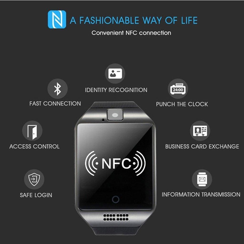 Q18 Smart Watch Bluetooth Support Sim Tf Card Display Clock Camera Wearable Watch NFCbuy at a