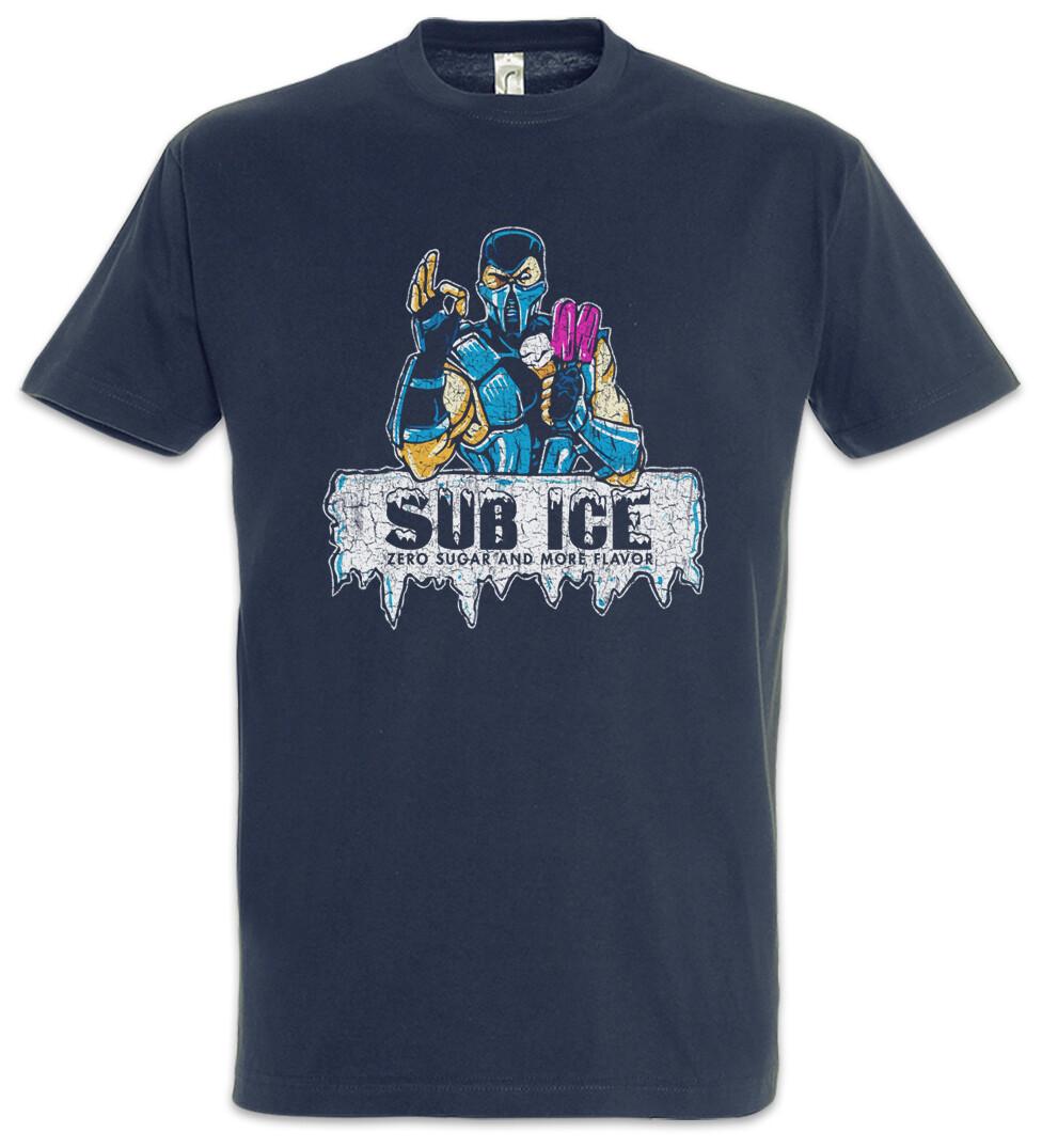 

Sub Ice T-Shirt Mens Womens Tees Top Mortal Fun Cream Maker Sub-Zero Kombat Gamer Gaming Game XL
