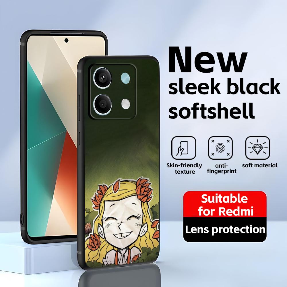 HOT Game Don't Starve  Phone Case For Redmi Note 14 13 12 11 Pro Plus S 5G 14C A3 Soft Black Phone Cover