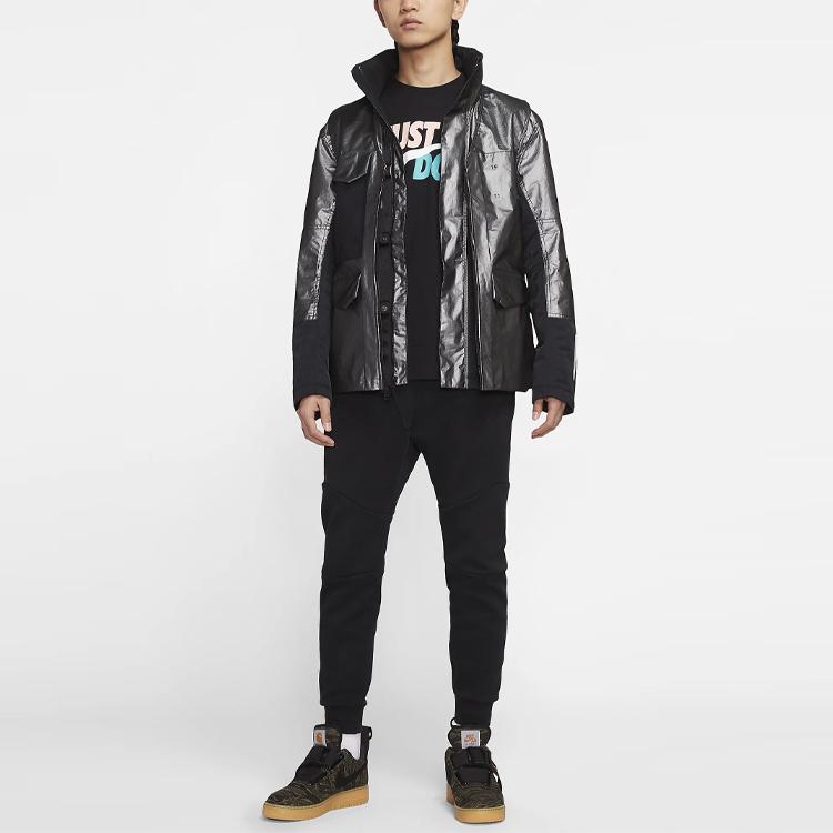 Nike Nsw Tech Pack Warm Sport Casual Windproof Waterproof 3-In-1 Cotton Jacket Men Outerwear Metallic-Silver CK0698-095