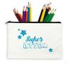 Thanks Atsem French Print Woman Makeup Wash Pouch Storage Bag Makeup Bag School Stationery Supplies Pencil Case Travel Best Gift