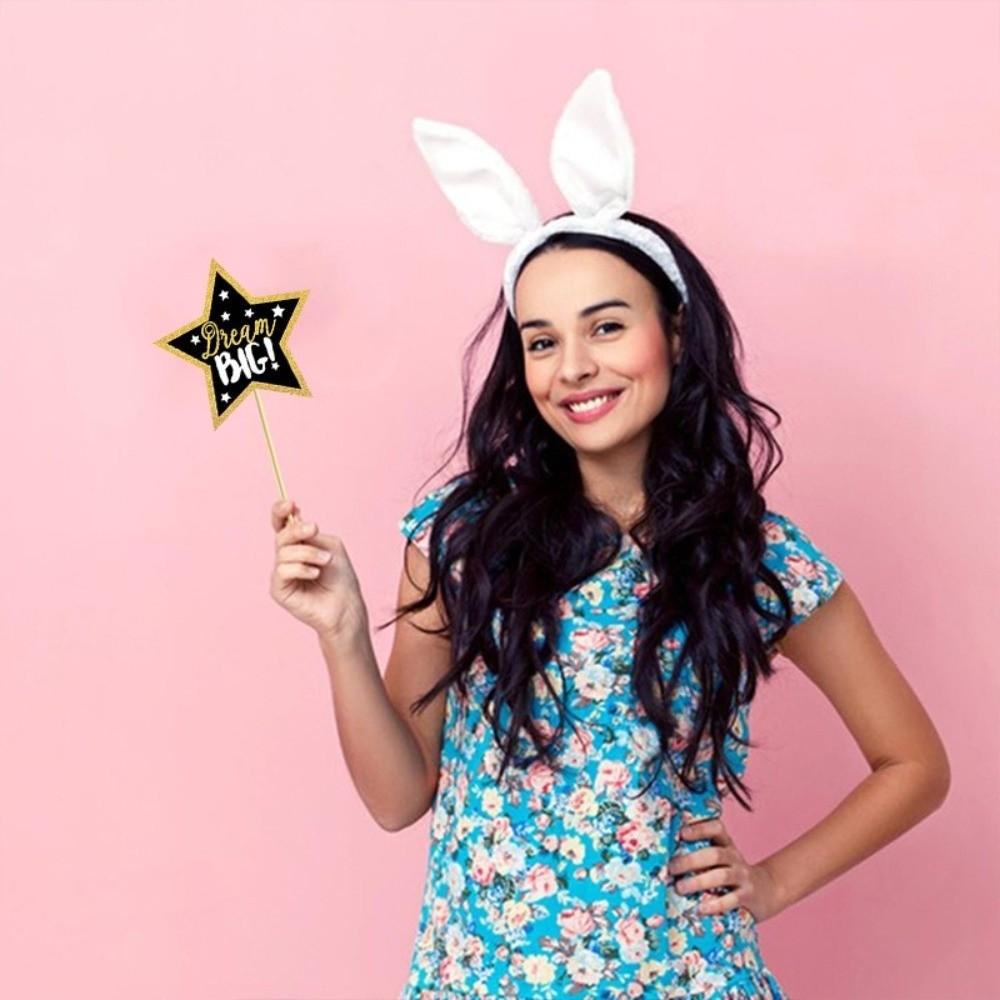 25pcs Congratulation Happy Graduation Decor Black Golden Graduation Cake Topper  Photo Booth