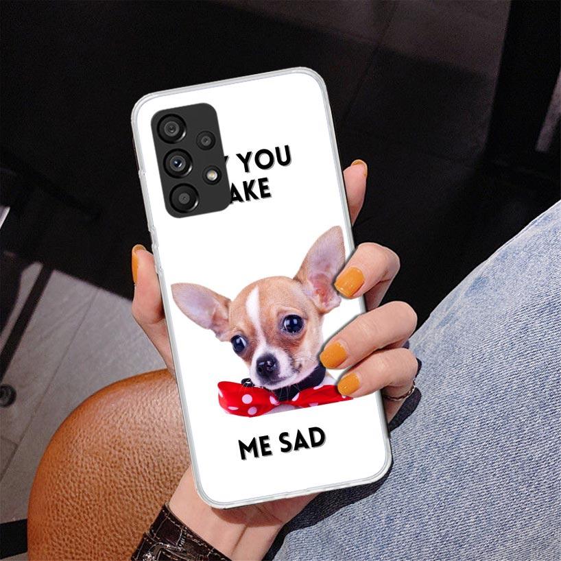 

Chihuahua Puppy Teacup Dogs Phnoe Case for Samsung Galaxy A17 A37 A57 A16 A26 A36 A56 A15 A14 A13 A55 A54 A53 A35 A34 A33 A25 A2 Samsung A25