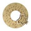 Wooden Chord Wheel Circular Melody Tool Fifths Wheel Music Learning