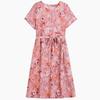 Plus Size Women's Summer Dress Elegant Loose Short Sleeve Long Dress Female Vintage Clothes