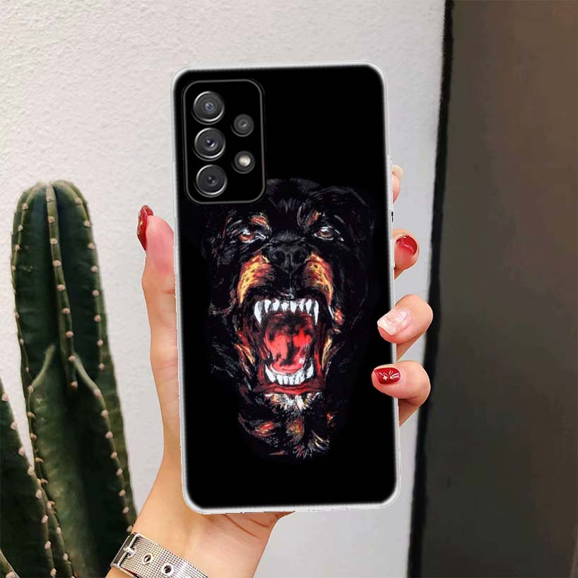 Rottweiler Dog For Samsung Galaxy A16 A15 A14 A13 A56 A55 A54 A53 Phone Case A36 A35 A34 A33 A26 A25 A24 A23 A05S A04S A03S A15