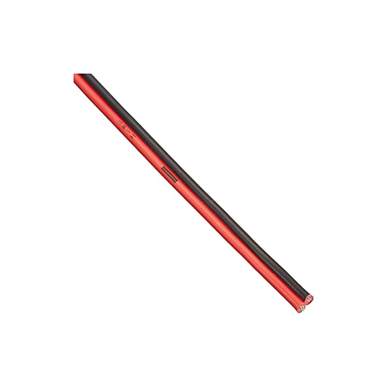 Amon Double Cord for Automotive Use, 0.75 sq mm, 6 m, Red/Black, 3467