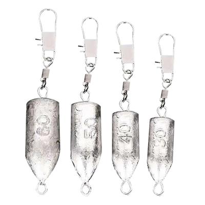 Plomb de Pêche en Forme de Goutte Lest Pêche Outil Accessoires avec Anneau