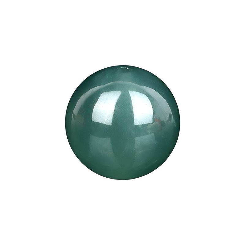 Natural Hetian Ice Blue Jade Beads for Men's/Women's Bracelets & Necklaces - High Ice Grade